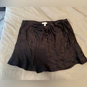 Satin mini skirt H&M
